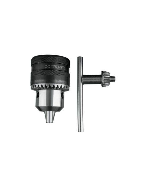 16478 Broquero 1/2" con llave, cuerpo moleteado, TRUPER