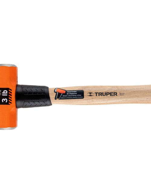 16507 Marro octagonal 3 lb, mango de madera 12", Truper