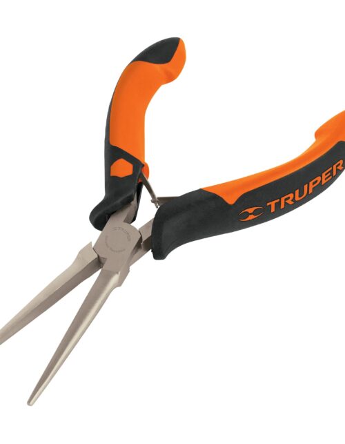 17369 Mini pinza de punta de aguja 6" mango Comfort Grip, Truper