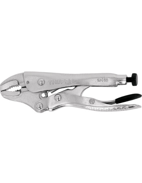 17419 Pinza de presión 4" mordaza curva, Truper