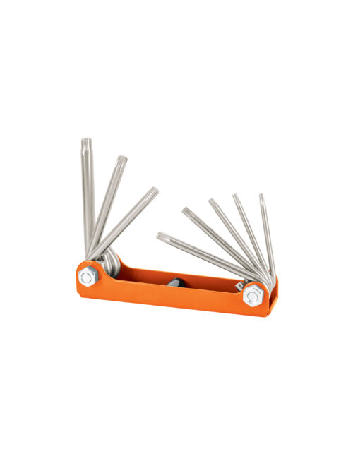 15569 Juego de 8 llaves torx tipo navaja, cuerpo de lámina, TRUPER