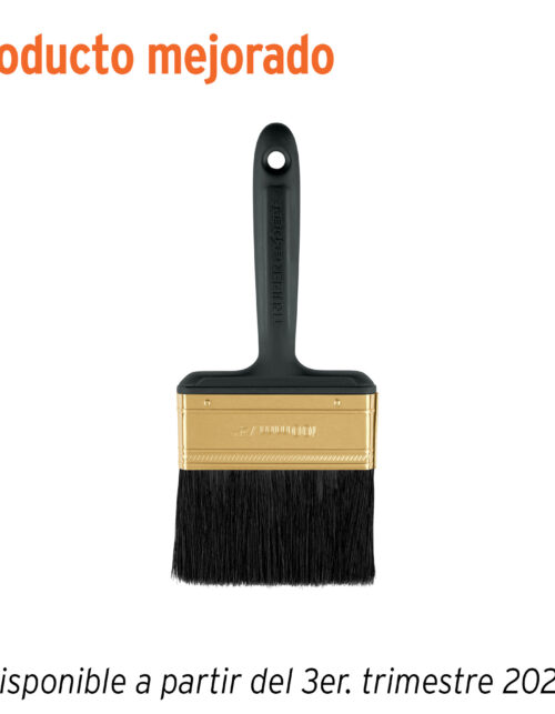 17865 Brocha profesional de 4" mango de plástico, Truper Expert