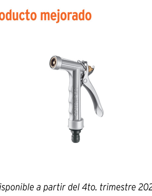 17483 Pistola metálica para riego, 2 funciones, TRUPER