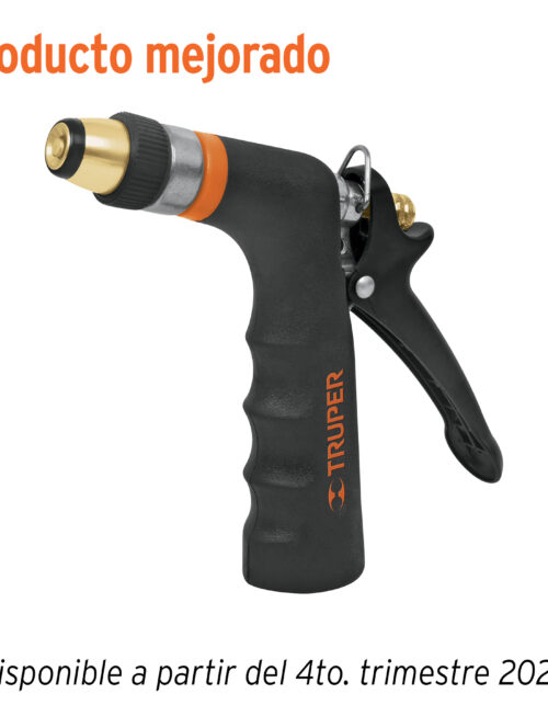 18476 Pistola para riego 2 funciones con recubrimiento y boquilla