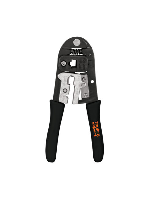 18342 Pinza 8" ponchadora para cables RJ-45, 8 contactos, Truper