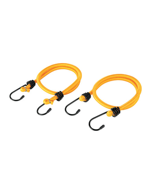 25092 Bolsa con 2 tensores elásticos amarillos de 60 cm, Pretul